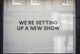 Banner showing a clear and vibrant message about a business relocation.