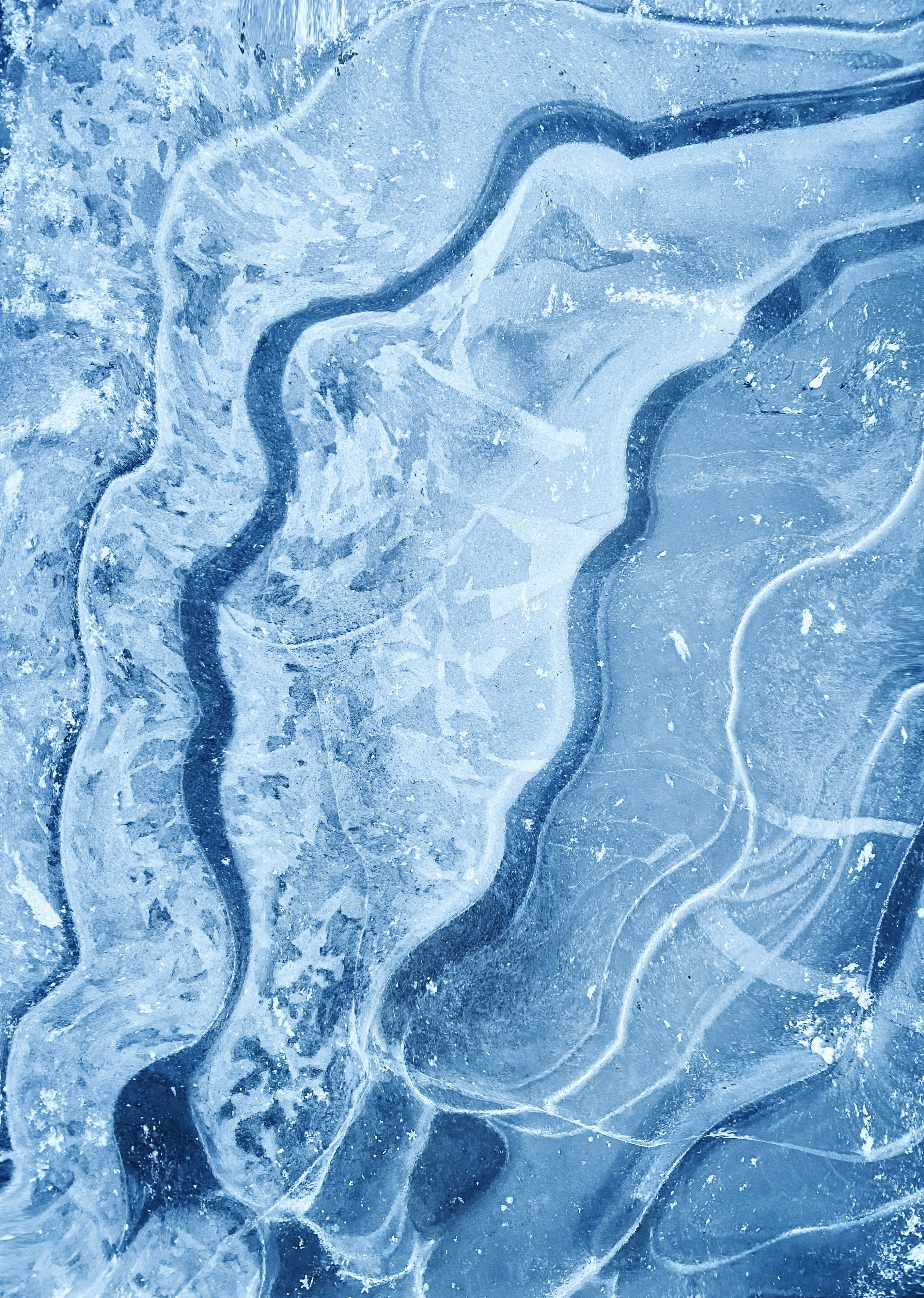 A close up view of ice and water photo – Free Full hd wallpaper Image ...
