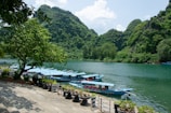 Bateau pour la caverne de Phong Nha