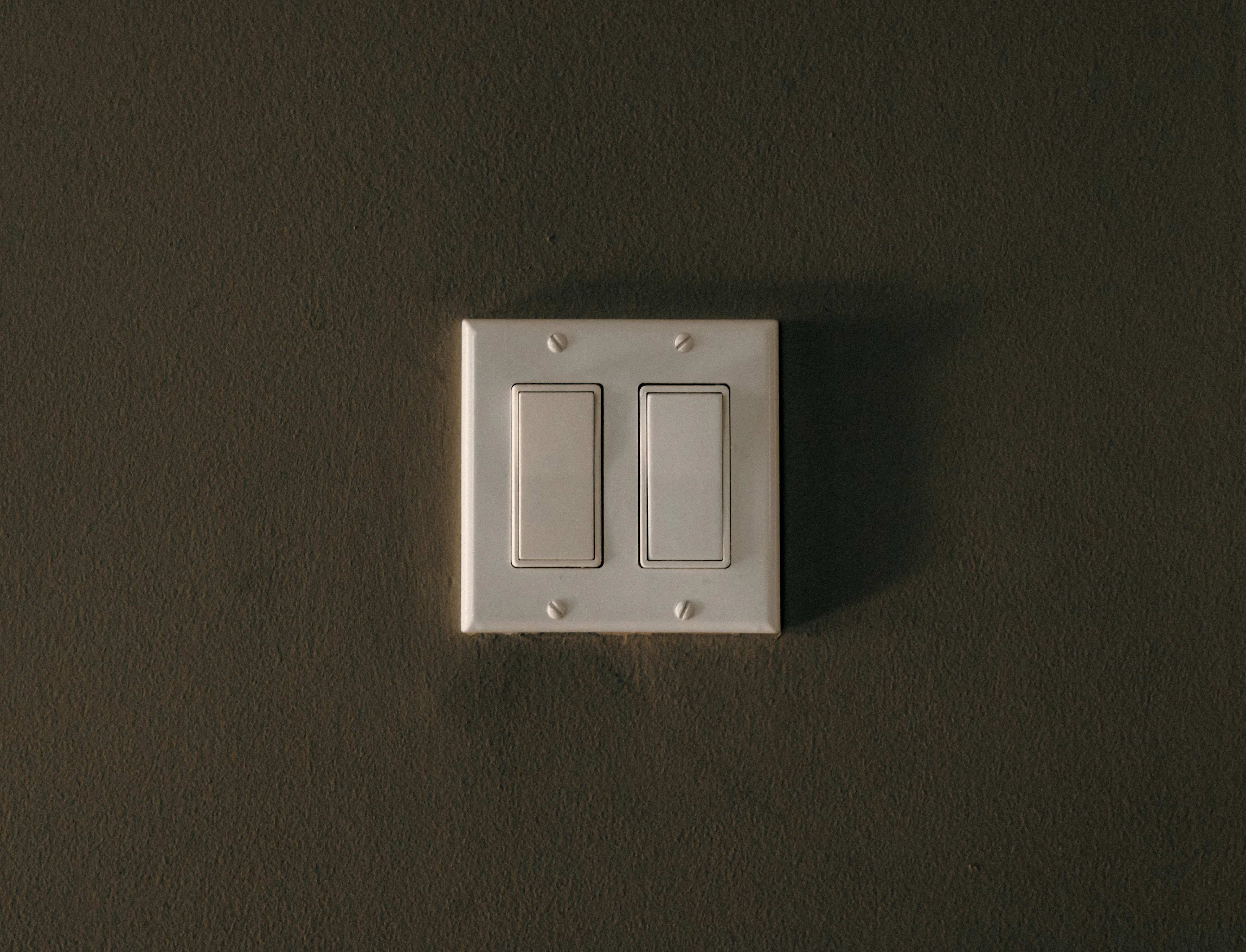 White wall switch