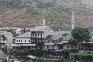 Traditional Druze village with visitors exploring cultural sites.