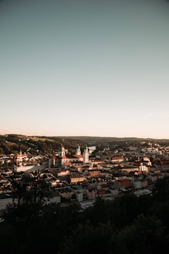 A picturesque view of a European landscape.