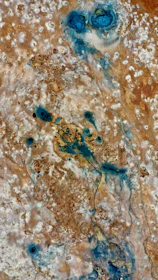 High-resolution lidar scan revealing rugged terrain with cobalt deposits.