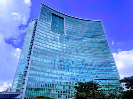 a very tall building with a lot of windows