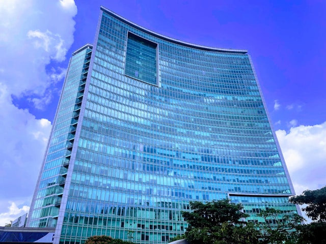 a very tall building with a lot of windows