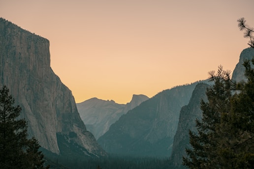 A scenic view of Idaho's mountains at sunset.