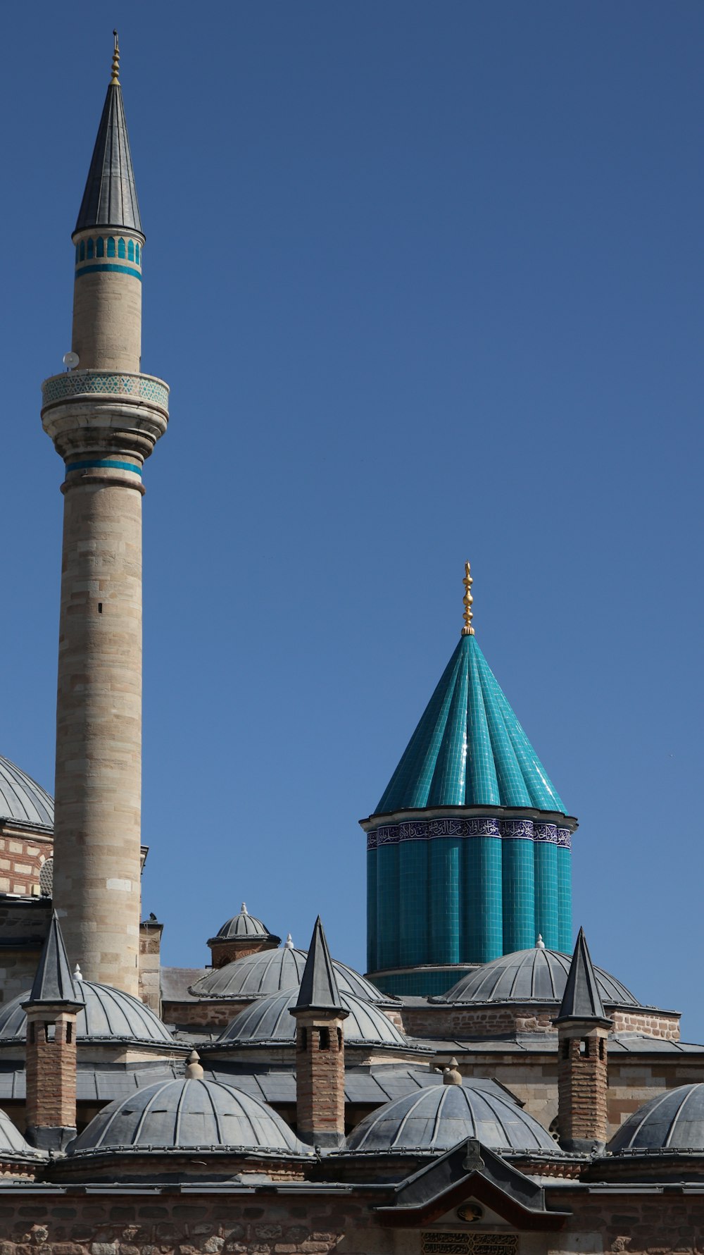 a large blue dome on top of a building