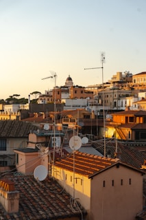 Satellite view highlighting sunny skies over southern Europe with vibrant colors.