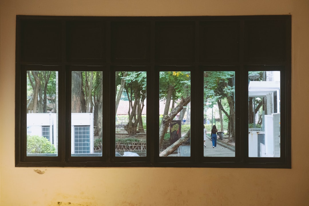 Professional installation of UV window film