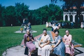 A peaceful local park in Kędzierzyn-Koźle where women meet and share ideas.