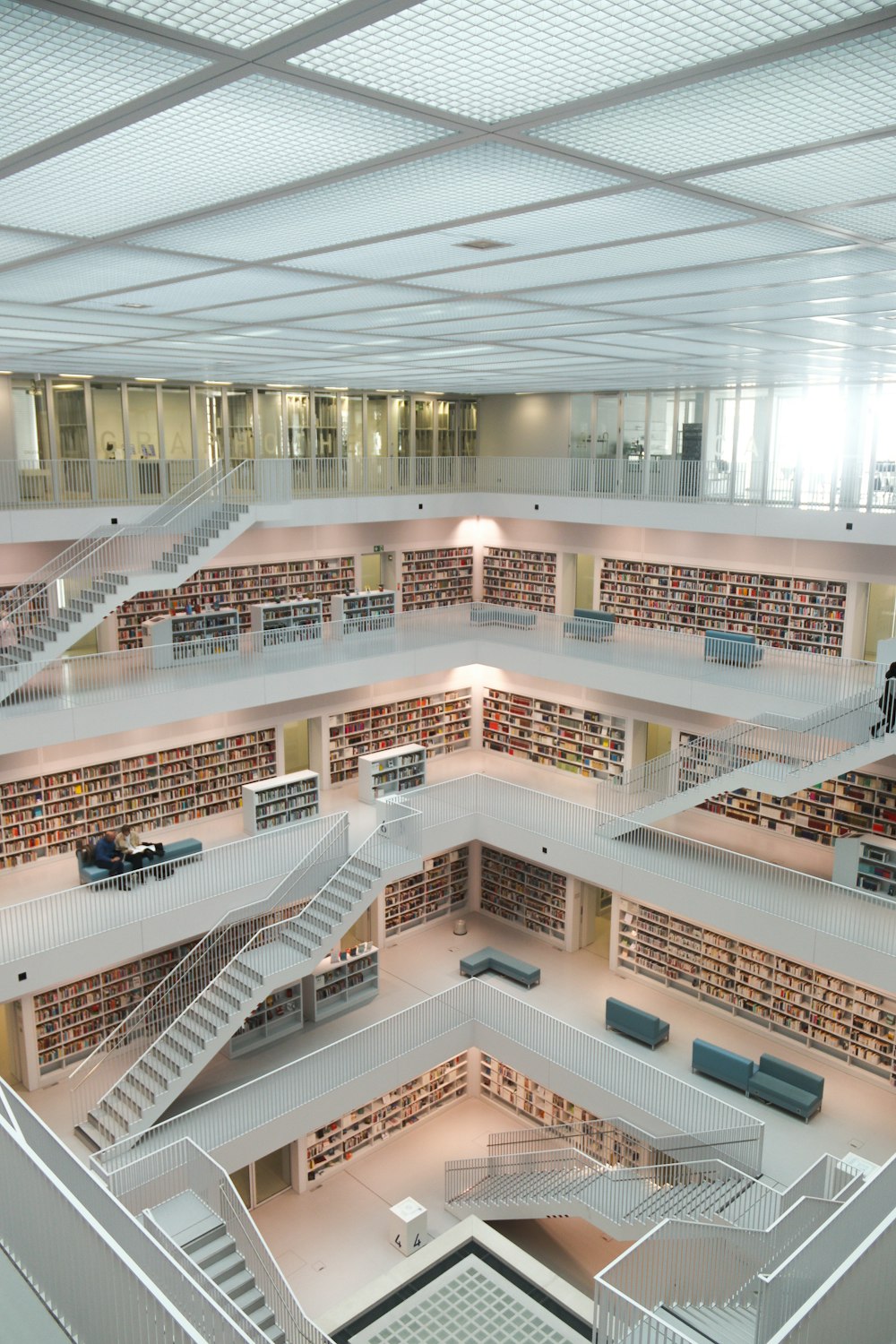 a large library filled with lots of books