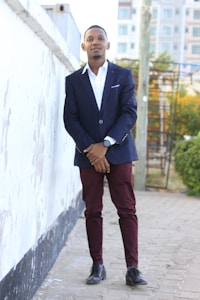Navy Smart Blazer