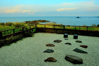 A serene landscape representing the quest for zen in modern America.