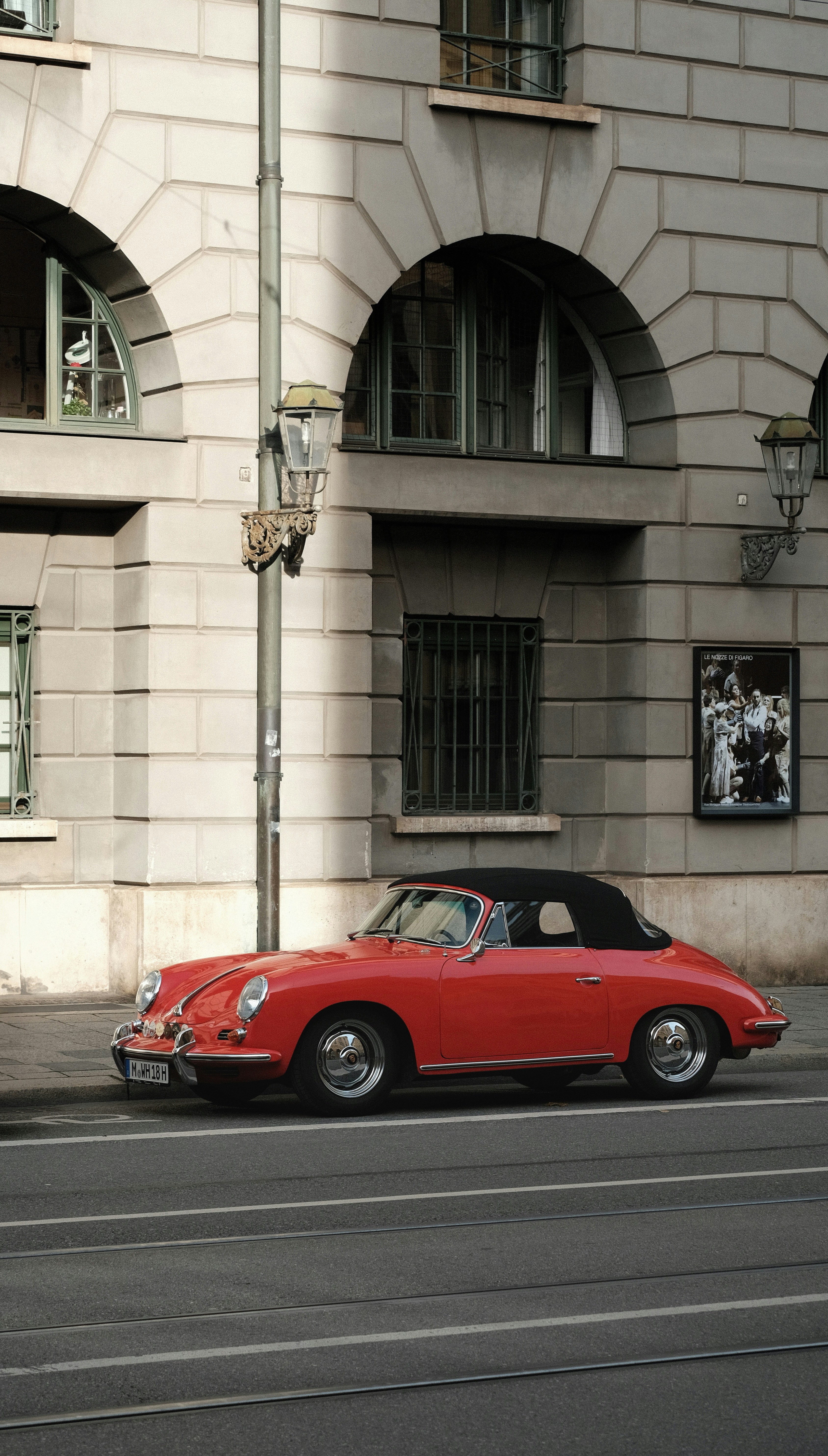 A red car parked on the side of the road photo – Free Car Image on Unsplash