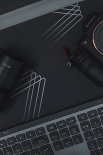 A close-up of a beautifully arranged product photography setup.