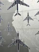 A business aviation map highlighting optimized routes and empty-leg efficiencies.