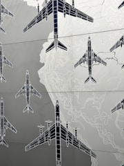 A collage of various airline logos representing flight options.