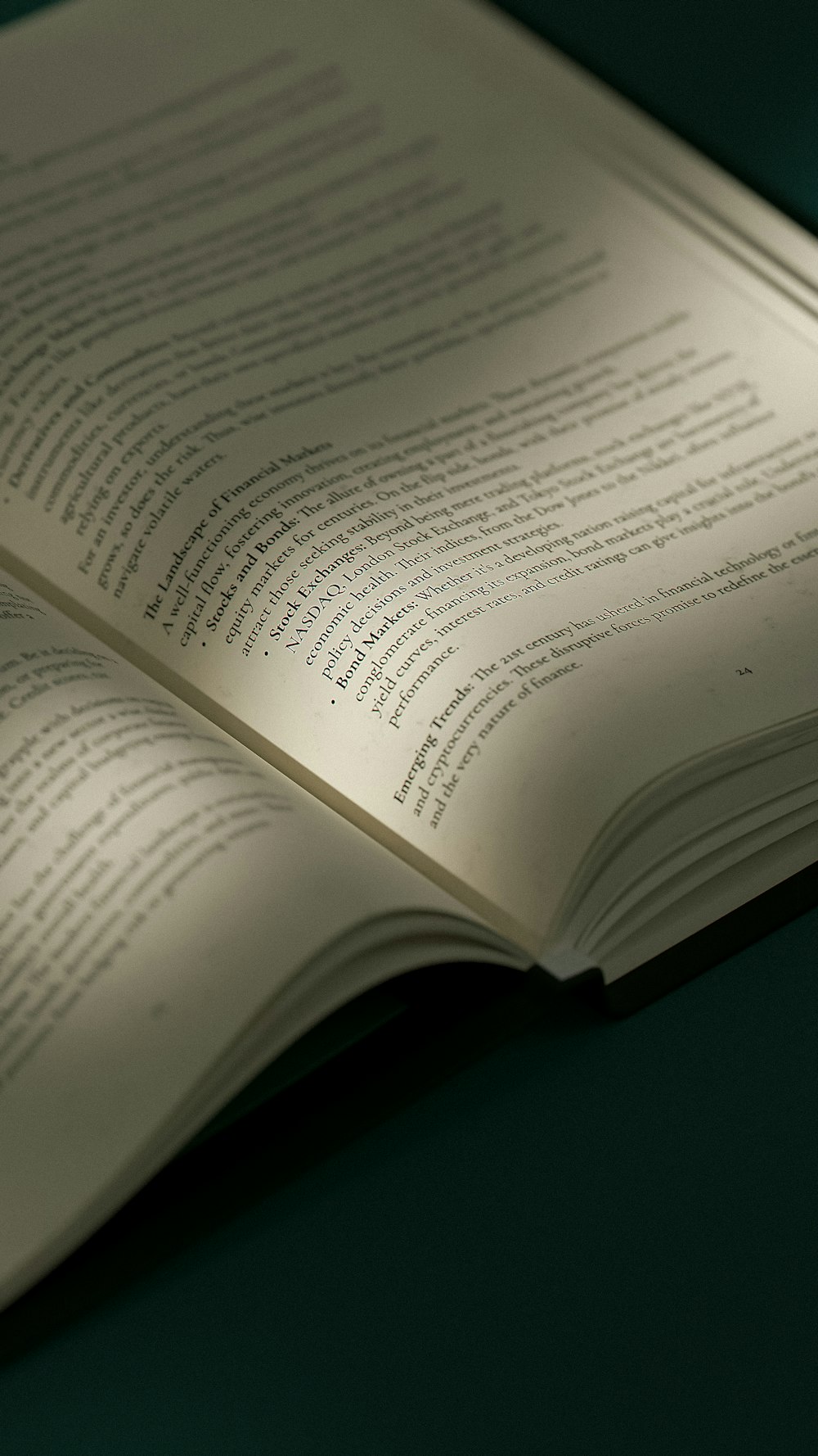 an open book sitting on top of a table