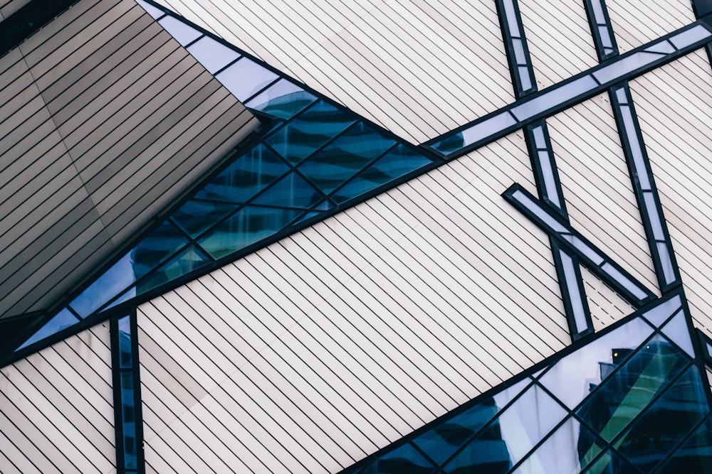 a close up of a building with many windows