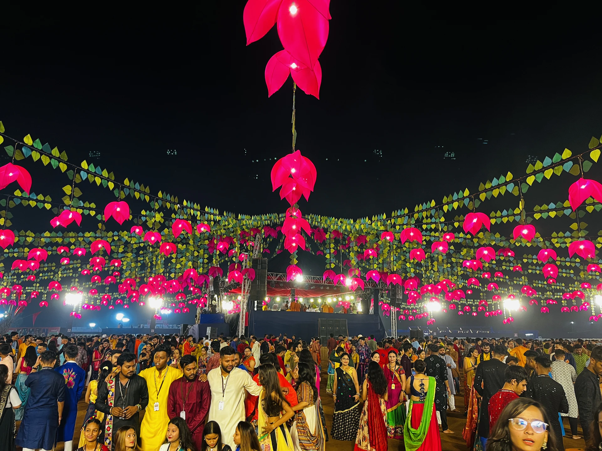 Outdoor venue atmosphere