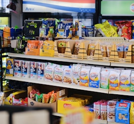 a grocery store filled with lots of food