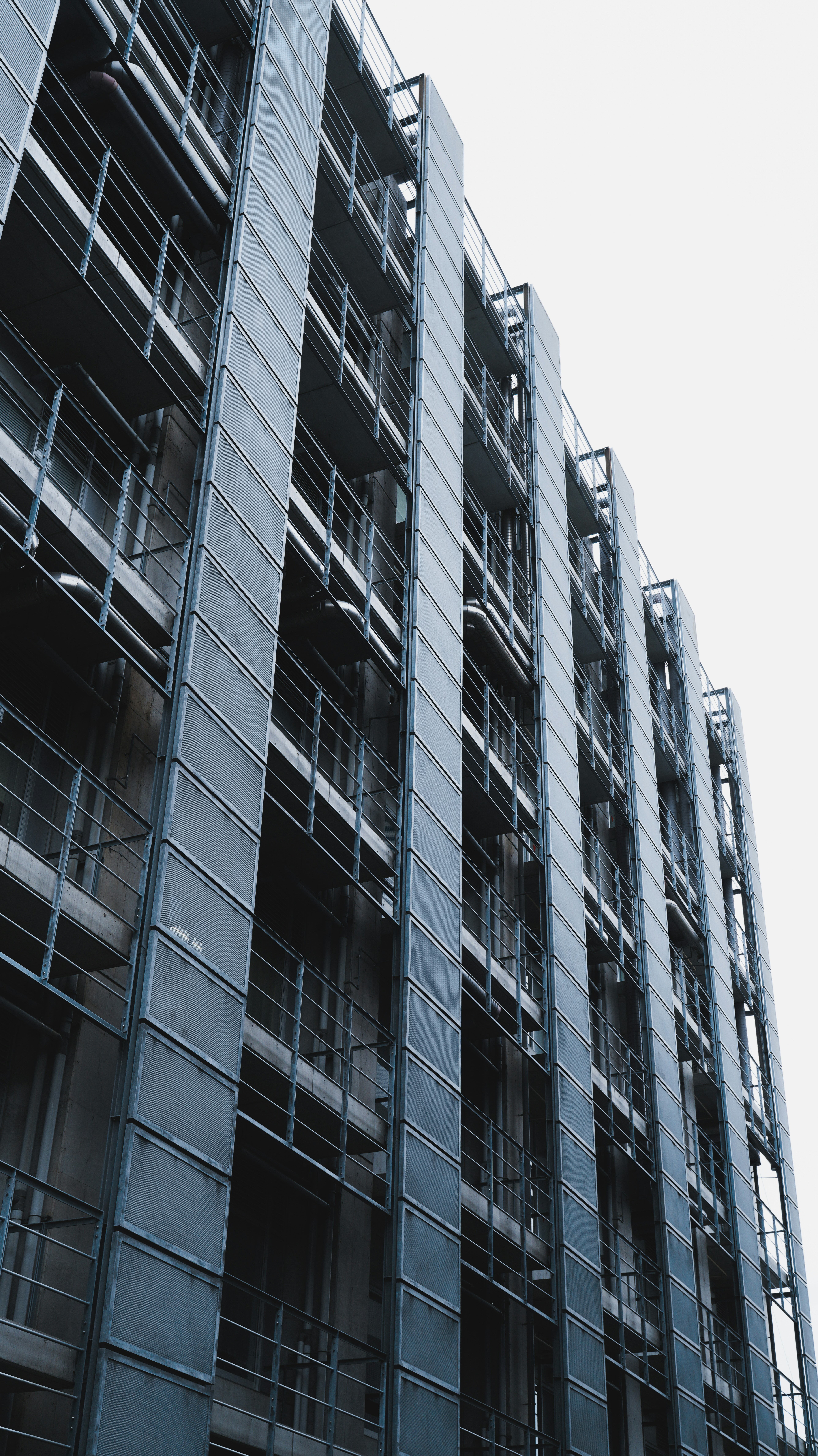 a very tall building with lots of windows