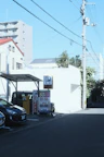 Free parking space beside the home stay entrance in Tauranga.