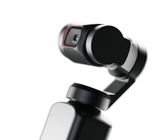 a close up of a camera attached to a cell phone