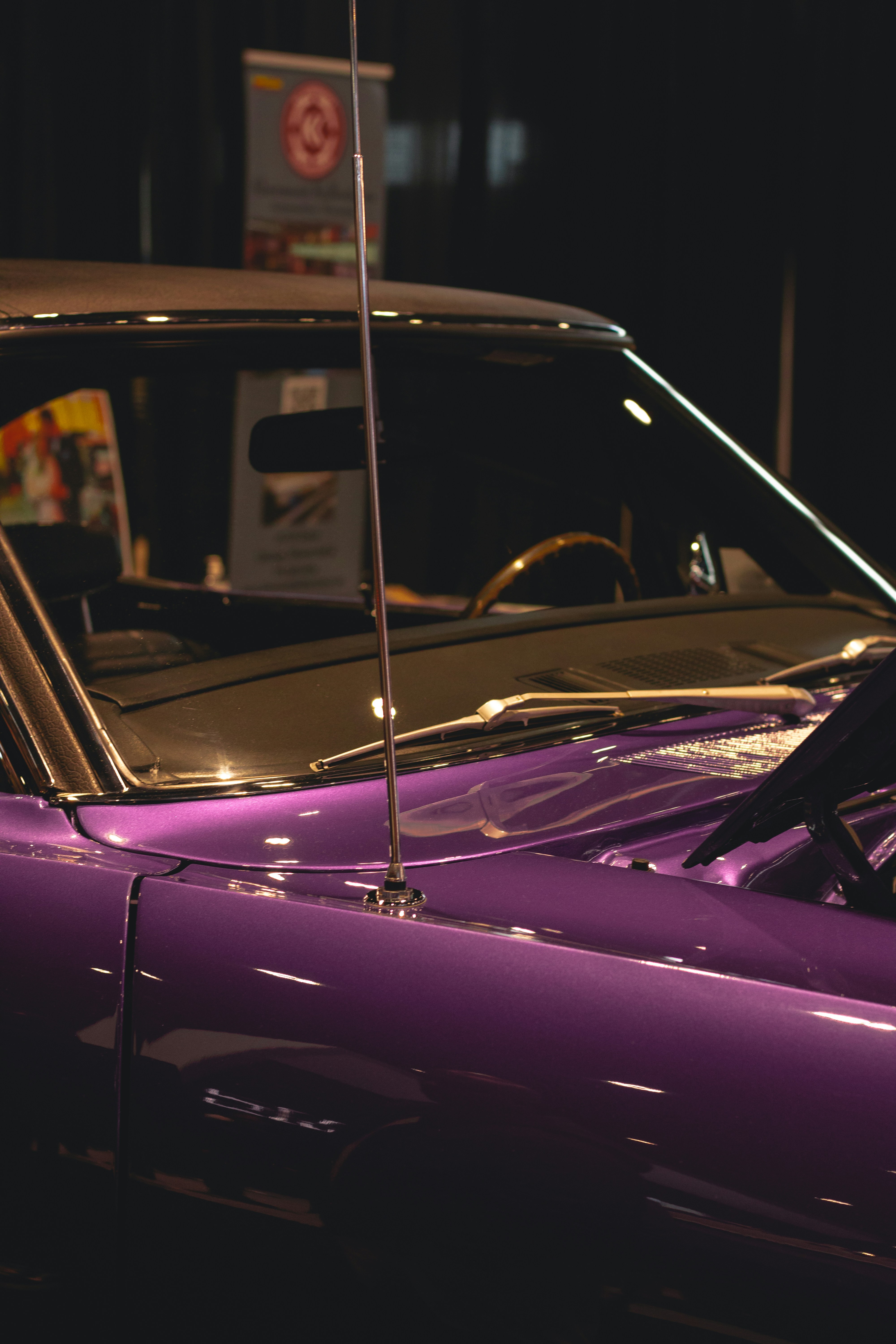 retro purple racing car, wallpaper, Wacky Races Dick Dastardly Car Wallpapers: A Retro Guide 3