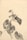 An ink wash painting depicts a delicate branch with leaves and small blossoms. The minimalistic style features soft, muted tones on a light background, emphasizing the gentle curves and natural form of the plant.