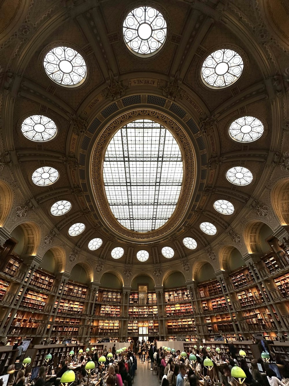 a large library filled with lots of books