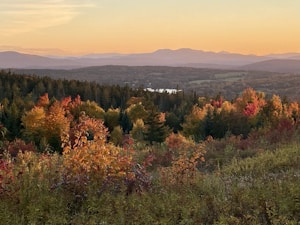 Autumn Mountain Glow