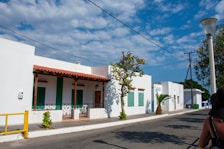 Quiet street view outside Eleonora Holiday Home in San Vero Milis.