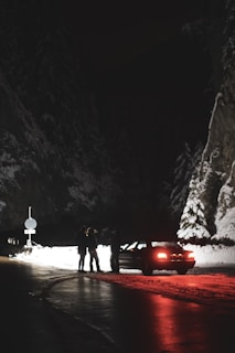 Our team assisting a stranded driver on a rural road outside Kayseri.