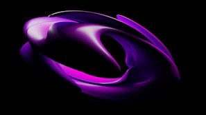 Abstract digital art blending black, white, and electric purple colors symbolizing the fusion of technology and culture.