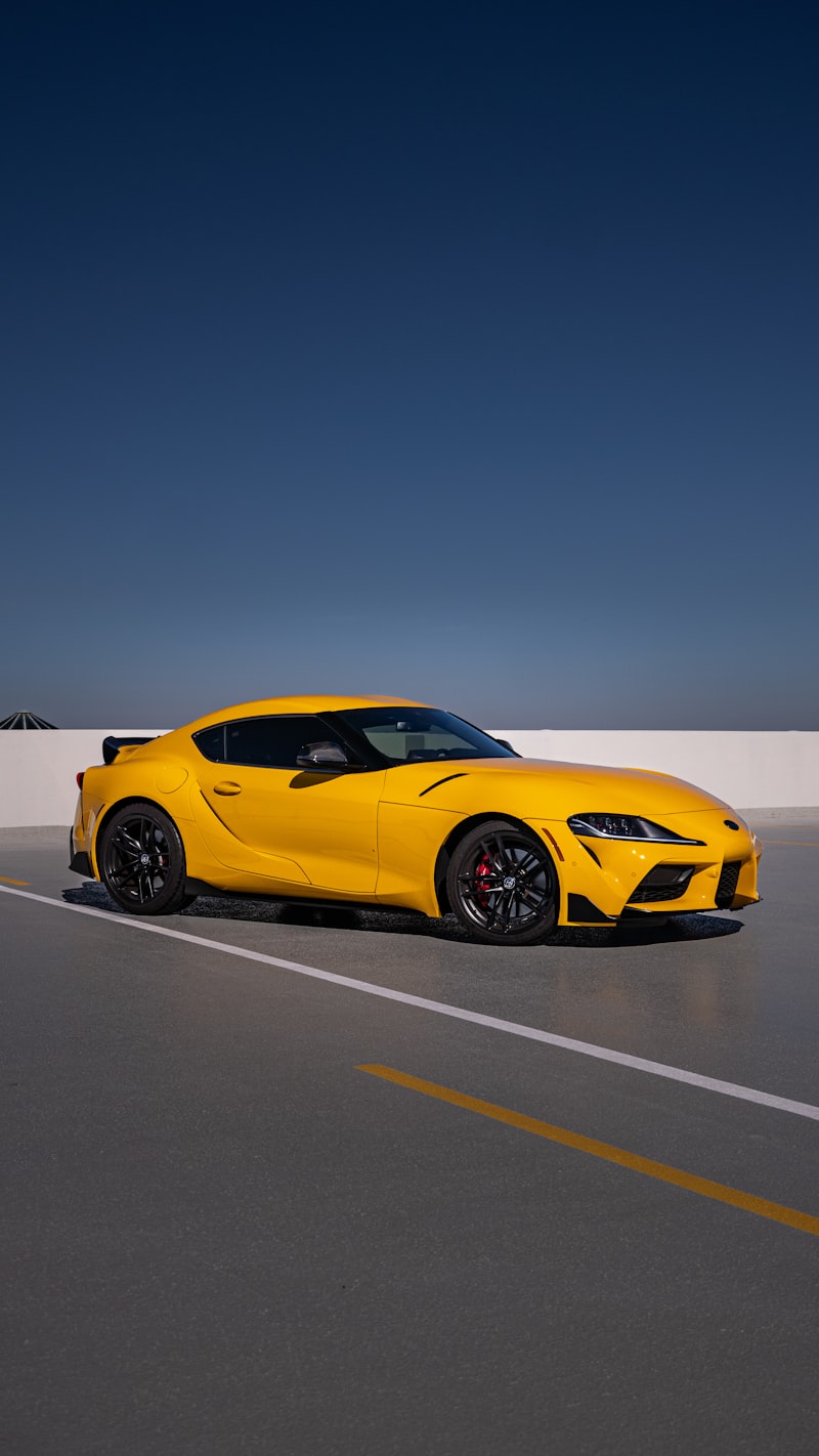 Toyota GR Supra side view