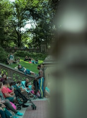 Community members practicing bystander tips in a local park.