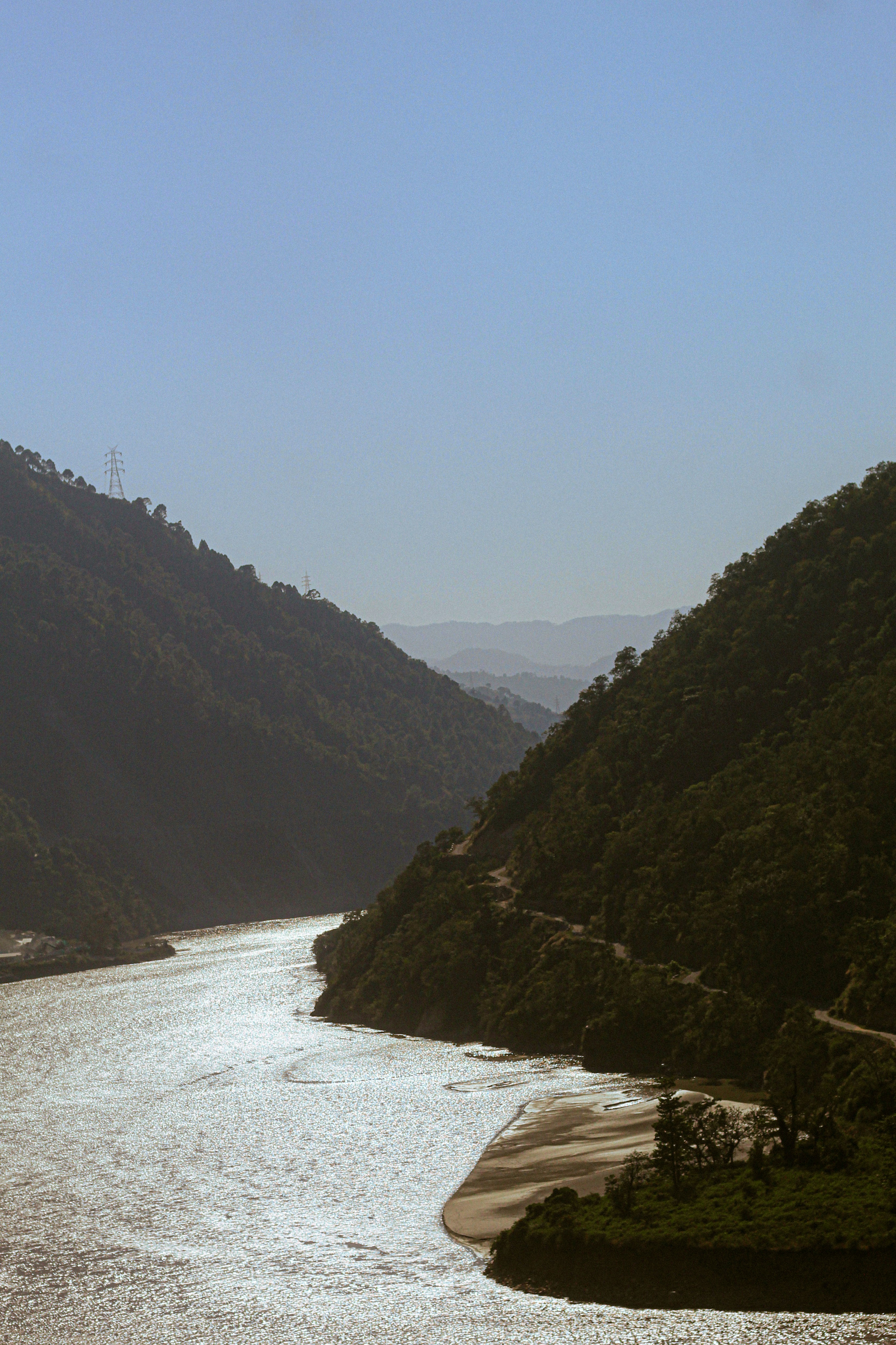 A breathtaking view of the crystal blue Lalakhal river