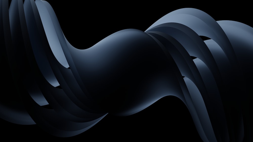 a black background with a wavy design