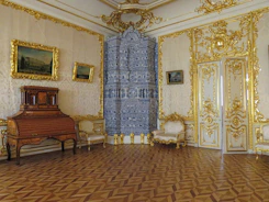 Luxurious hotel room featuring a private jacuzzi and elegant decor
