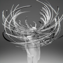 Data visualization of neural networks displayed on a minimalist white background.