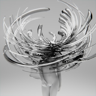 A stunning sculptural piece by Leandro Abe.