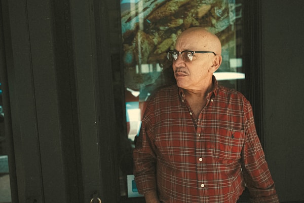 Bald man — portrait placeholder 2