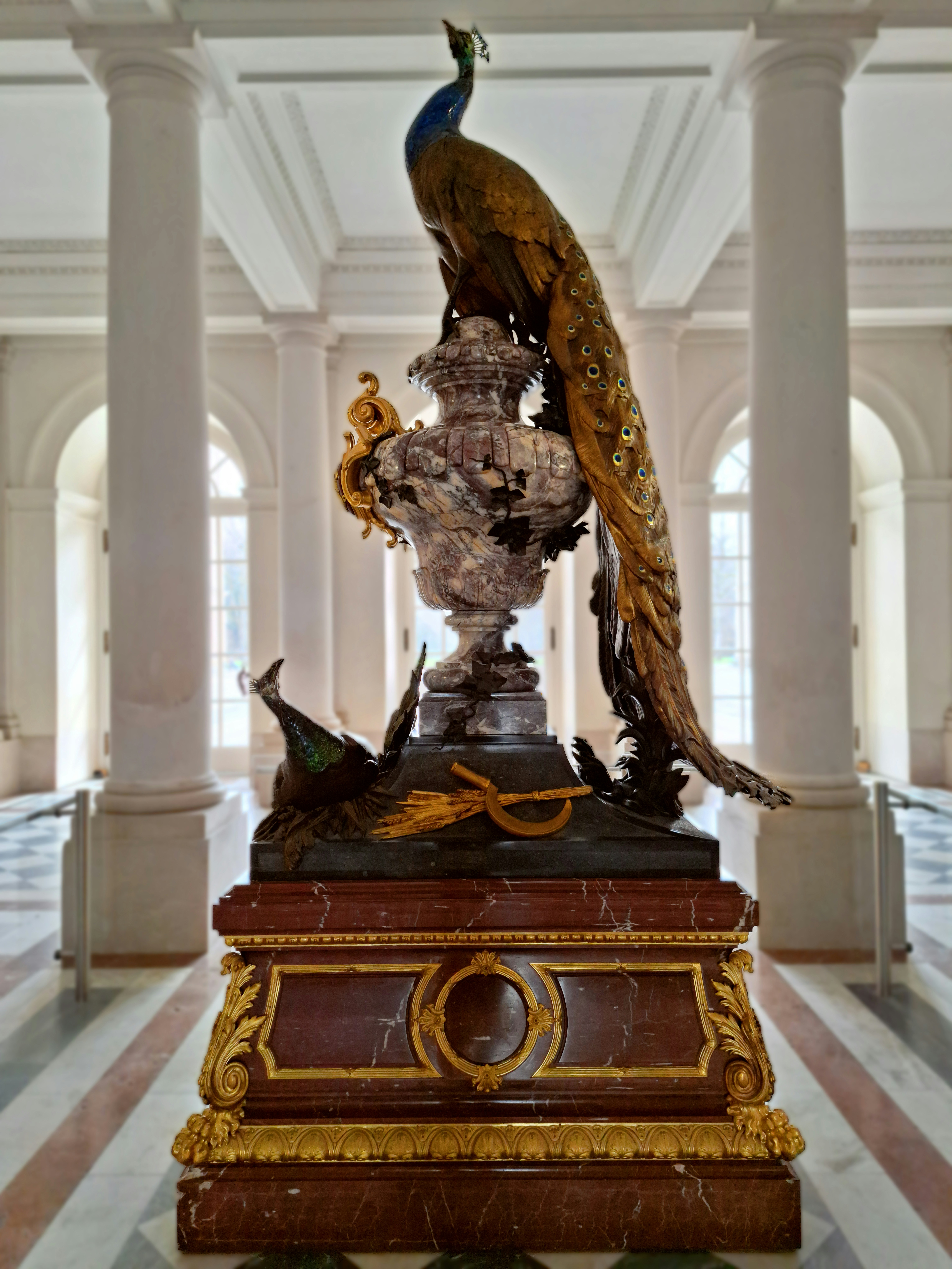 Brass Peacock Figurine