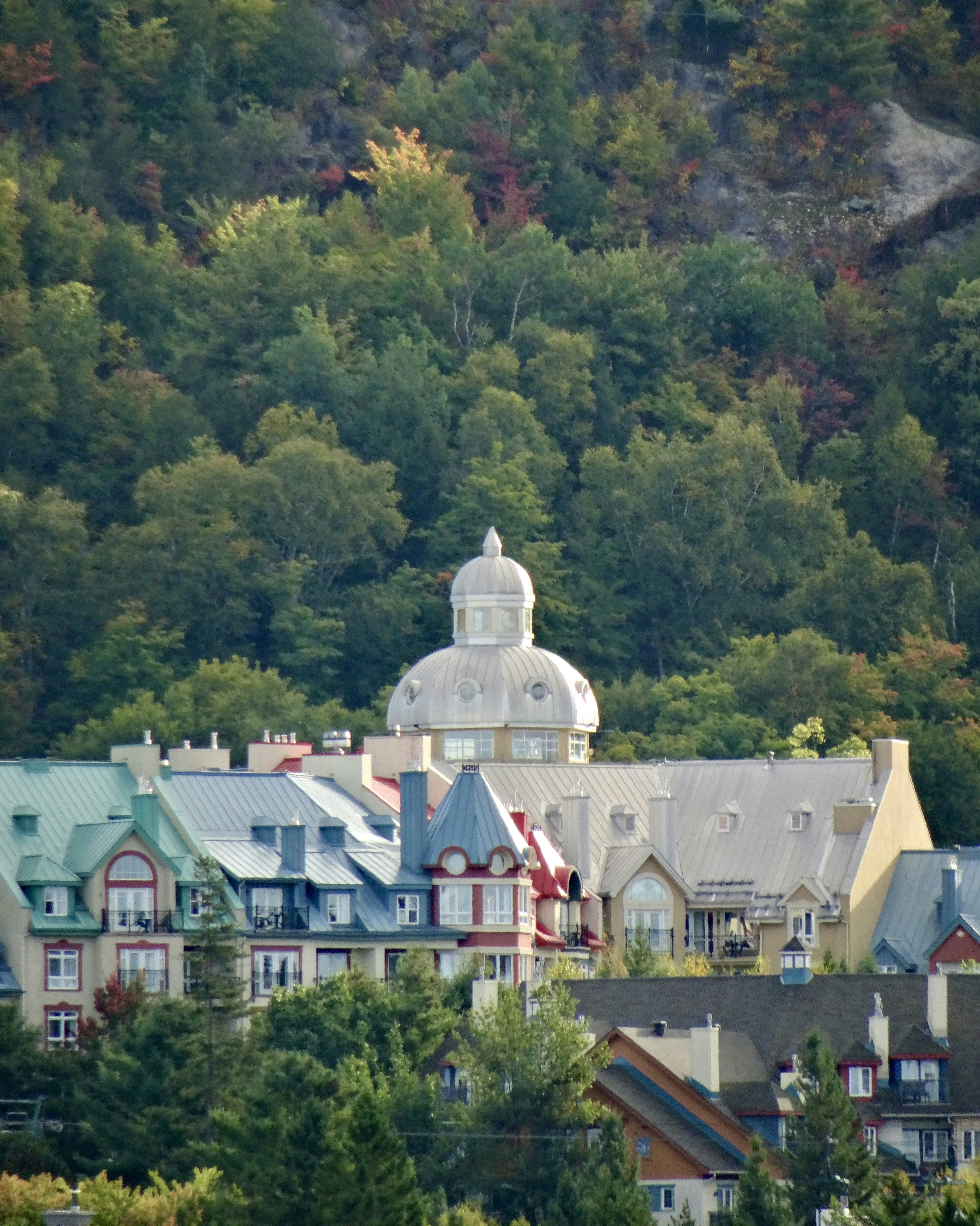 a large building with a dome on top of it