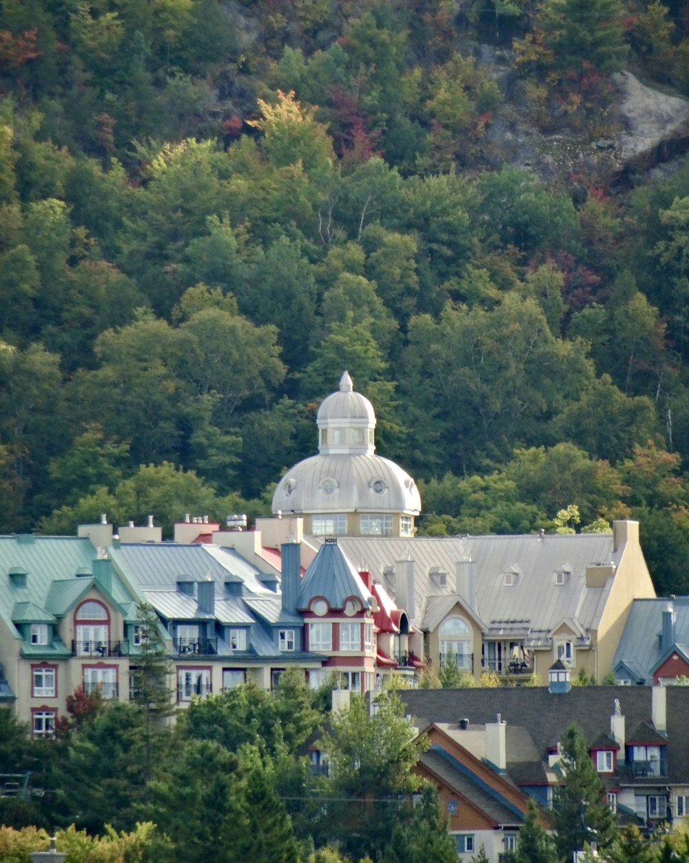 a large building with a dome on top of it