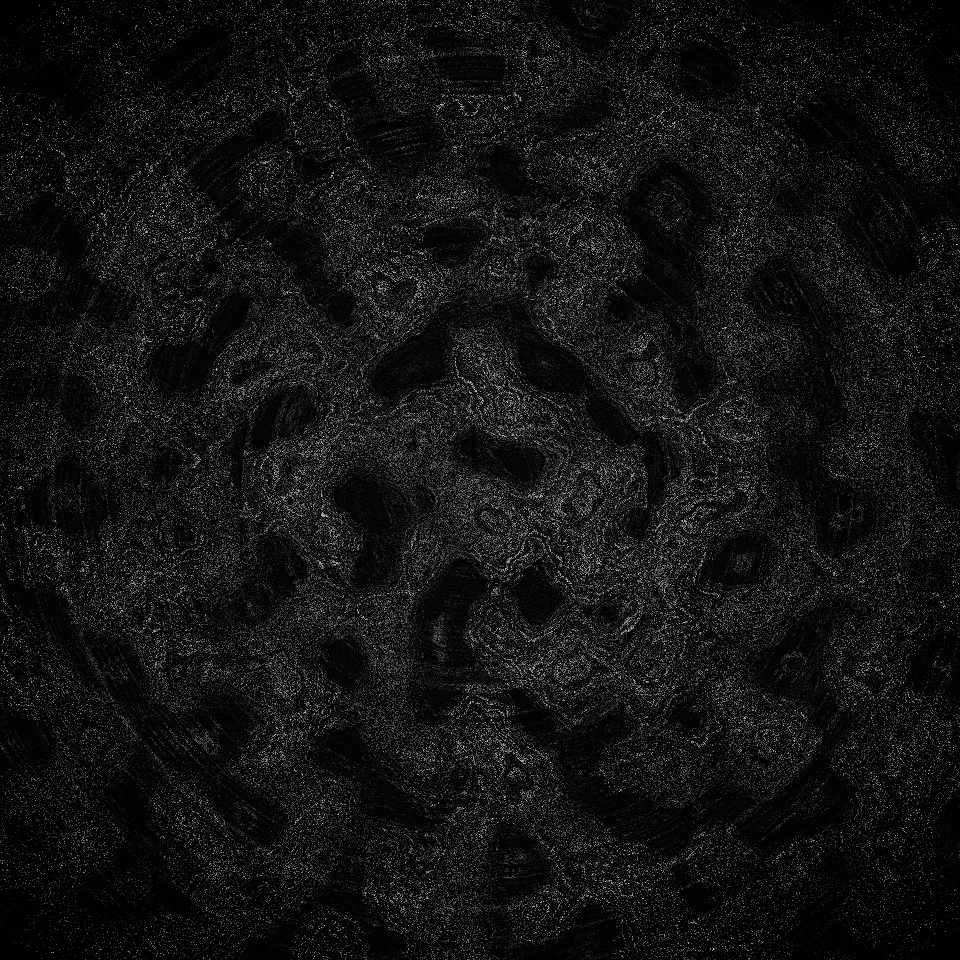 a black and white photo of a circular object