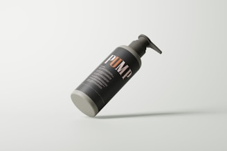a bottle of pump up on a white background
