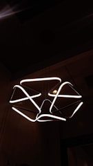 A stylish interior LED chandelier light lamp showcasing modern design.