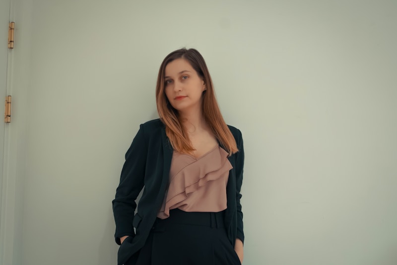 Minimalist chic portrait